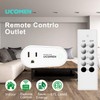 UCOMEN Remote Control Outlet with 100 ft Range,Wireless Light Switch