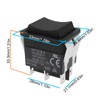 Create idea 6Pins Rocker Switch HY12-9-3 Push Button Switch 125/250V