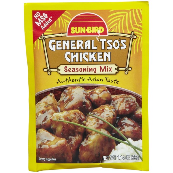 Sun Bird General Tso's Chicken Seasoning Mix, 1.14 oz, 12ct