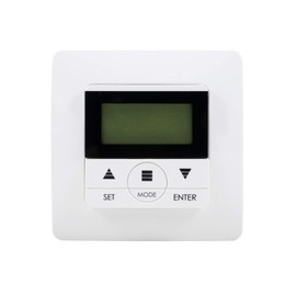 3T-MOTORS 3TimeTronic Timer for Roller Shutter Motor with Various Programmes, Suitable for Switch Programmes, Roller Shutter Timer Switch Ultra White