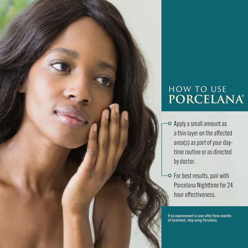 Porcelan Nighttime Hydration Cream Fades Dark Spots 3 OZ(Pack Of