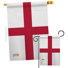 Nationality England Garden House Flags Set Regional Nation International World Country Particular Area Small Decorative Gift Yard Banner Double-Sided Made in USA 28 X 40