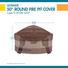 Duck Covers UFPR5024 Ultimate Waterproof Round Fire Pit Cover, 48"DIA