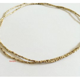 GEMPIRE Tulsi Mala Necklace | Vrindavan Tulasi Bead Necklace Kanthi | Religious Jewelry for Men and Women | Hindu Krishna Protection Mala | Holy Basil Wood Bead Necklace