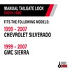 POP & Lock – Manual Tailgate Lock for Chevy Silverado