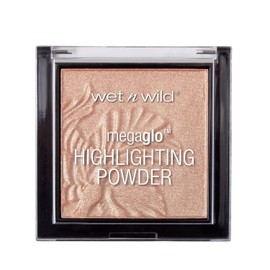 Wet n Wild MegaGlo Highlighting Powder Tono Precious Petals 5.4 g | Iluminador en Polvo Compacto de Alta Pigmentación, Acabado Radiante y Natural | Glow Glitter Duradero para Rostro y Cuerpo | Vegano y Cruelty Free