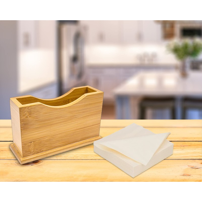 EcoGreen® - Duo de Servilleteros Cuadrado y Rectangular, 100% ecologico.