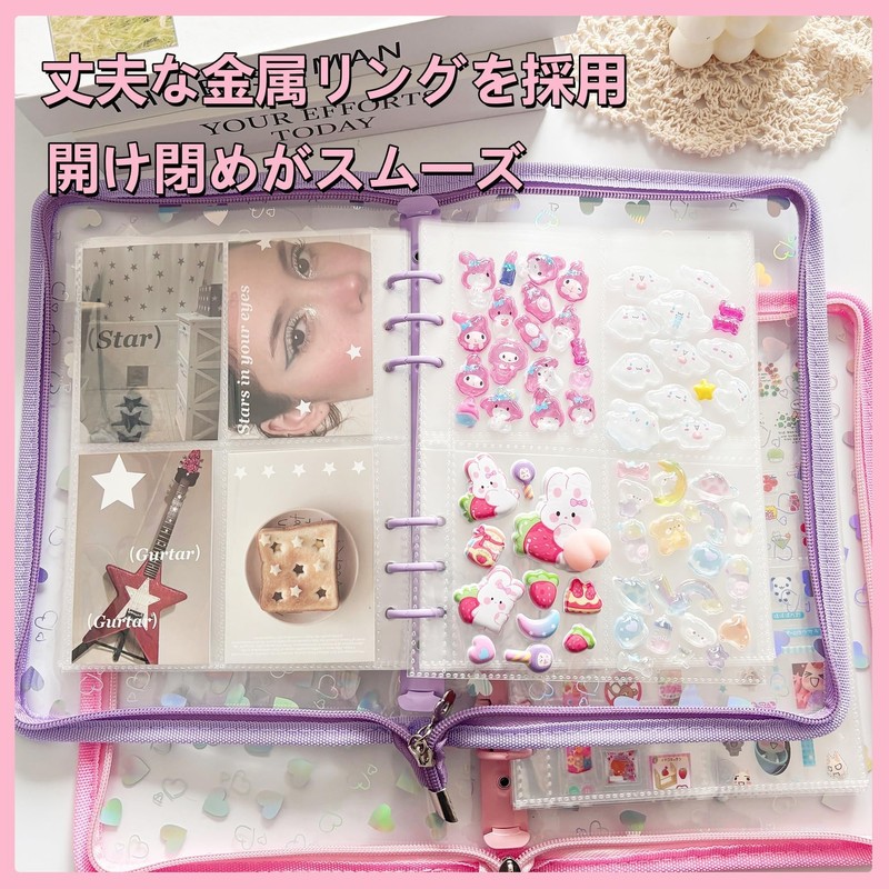 Arpaper Seal Book, Girl Mat, Clear with 20 Refills (A6