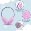 Outdoor Winter EarMuffs for Kids Boys Knitted Ear Cover Plush