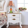 JUXYES Pack of 5 Euro Rose Decorative Cabinet Knobs with