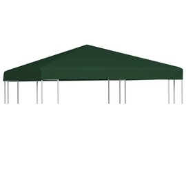 vidaXL Gazebo Top Cover 0.68lb/m² 118.1"x118.1" Green