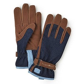 Burgon & Ball Love The Glove Gardening Gloves, Medium/Large, Denim