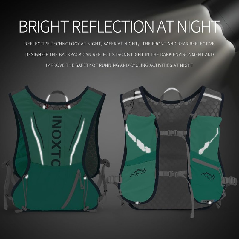 IX INOXTO Running Hydration Vest for Men Women Water Backpack