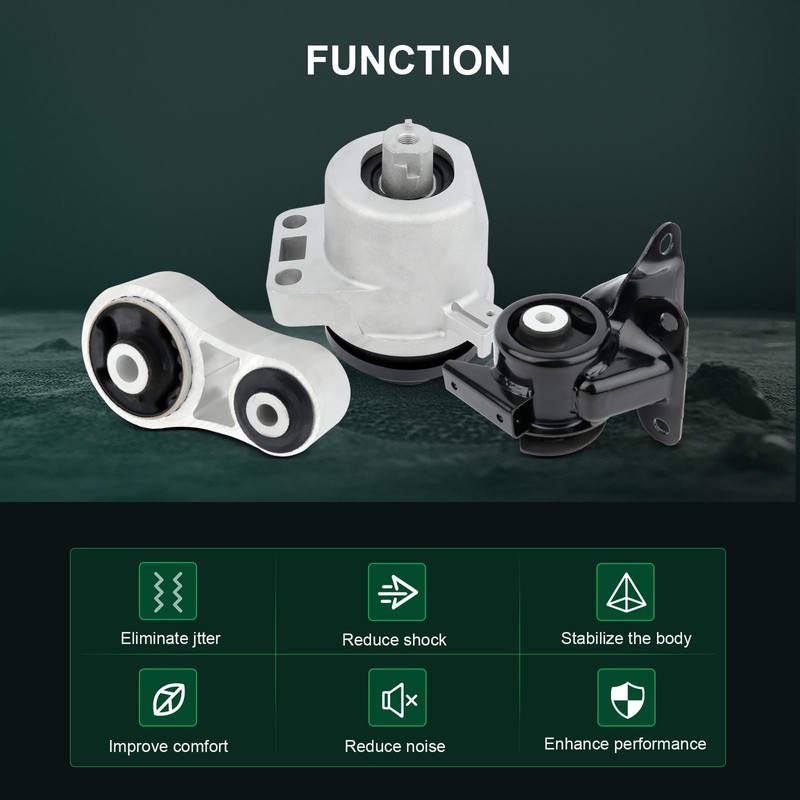 SCITOO Engine Motor Mount Transmission Mount and Torque Strut Mount