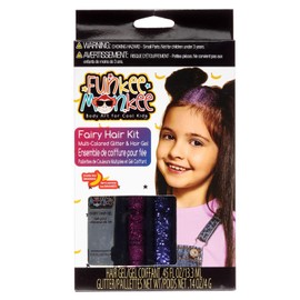 Funkee Munkee Funkee munkee fairy hair gel kit, banana scented, costume and party makeup, Banana