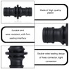 Hongoen Hose Coupling Gardena Coupling 1/2 Inch Double Plug Hose