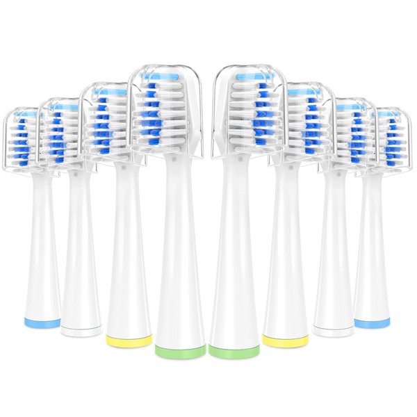 Oralphi 8 Pack Toothbrush Replacement Heads for Waterpik Sensonic Complete