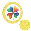 Lucky Coin, Four Leaf Clover Good Luck Token, Pocket Lucky
