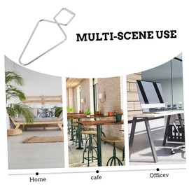 KOMBIUDA 100Pcs Drop Ceiling Hook Clips Bar Squeeze Hangers for Suspended Ceiling Tiles for Hanging Signs Decorations and Light Items Offices Homes and Events