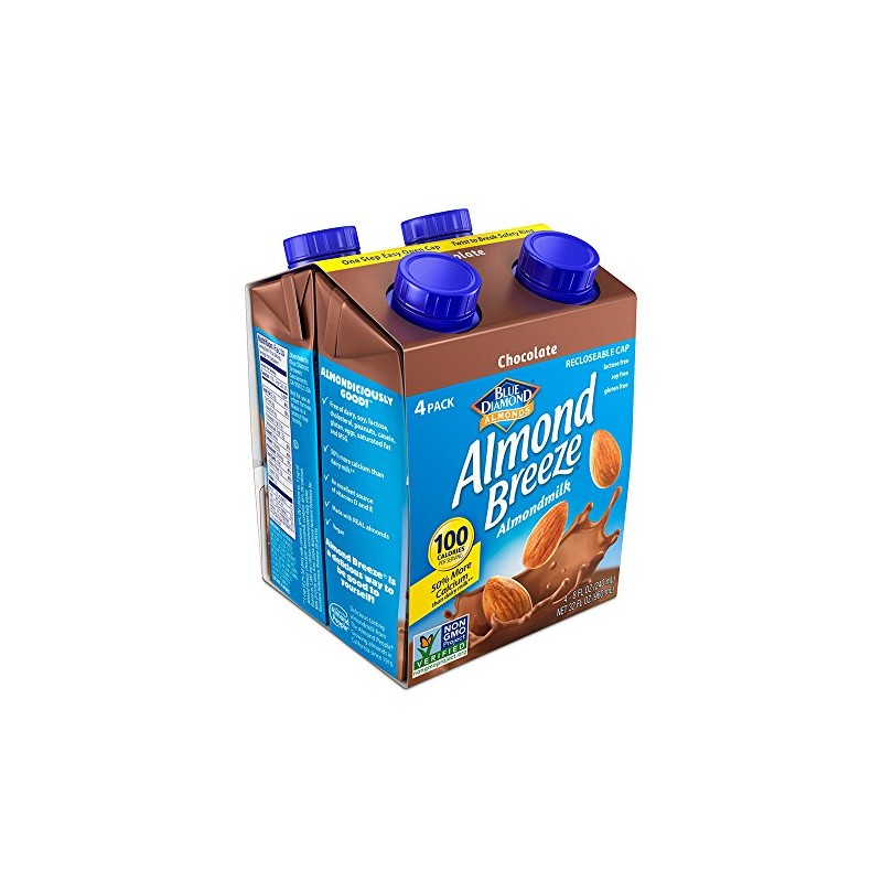 Almond Breeze Dairy Free Almondmilk, Chocolate, 8 Fl Oz, Pack