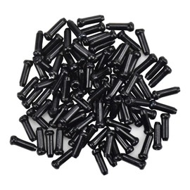 Bicycle End Caps Brake Cable End Ferrules Cable End Ferrules, Pack of 100 Aluminium Gear Cable End Caps Wire End Ferrules Set MTB Bicycle Replacement Part Accessories for Bicycle Brake Cable Shift