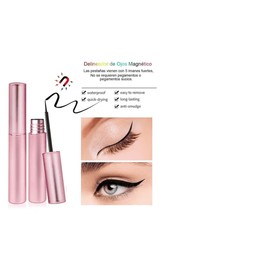 Kit de 10 pestañas con delineador de ojos LabG RT486