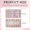 3D Nagelsticker, 2 Blatt 5D Stereoskopisch Selbstklebend Nail Art Sticker