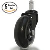 Optimum Orbis Office Chair Caster Wheels Heavy Duty Safe for