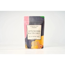 Premium Applewood Smoked Bacon Salt Seasoning - Real Bacon Seasoning Salt - Perfect for seasoning meats, eggs, baked potatoes, vegetables, soups, and more - 4oz