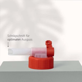 BiOHY Outlet Tap DIN 45 Dosing Tap (Set of 3) | Tap for Canister | Pourer/Dosing Tap Suitable for 5/10 Litre Canister with DIN 45 Thread