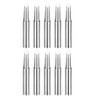 sourcing map Soldering Iron Tips 4mm x 6.5mm Bevel Edge