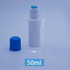 4 Pack 50ml Sponge Head Bottles Refillable Plastic Applicator Containers