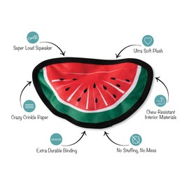 Fringe Studio Squeaker Pet Toy, Watermelon (729011)