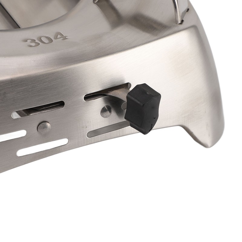 Drawer Type Alcohol Burner One Piece Stainless Steel Sliding Adjustment