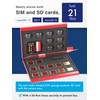 BLUECRAFT SD/SIM Card 2 in 1 Hybrid Case (Max.21 Slots,