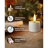 merrynights Remote Candles, 12Pcs Timer LED Votive Candle, Realistic 3D