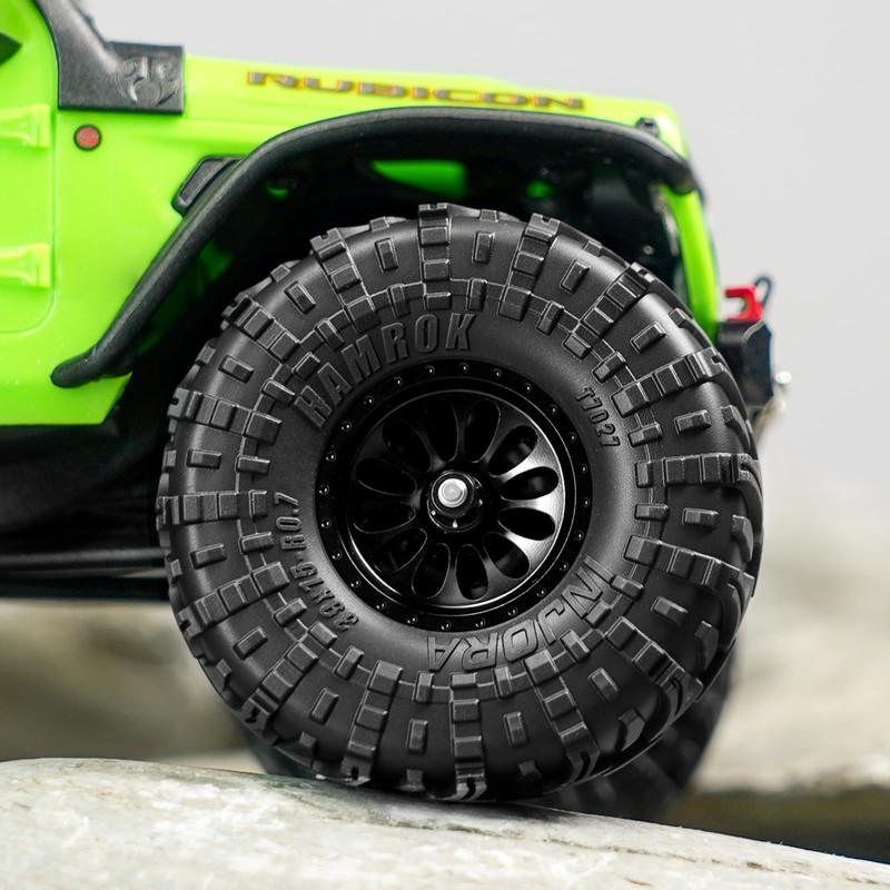 39 * 15mm 0.7" HAMROK Tires for 1/30 Axial SCX30