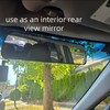 Car Rear View Mirror Universal Auto Truck Interior Mirror (Plain