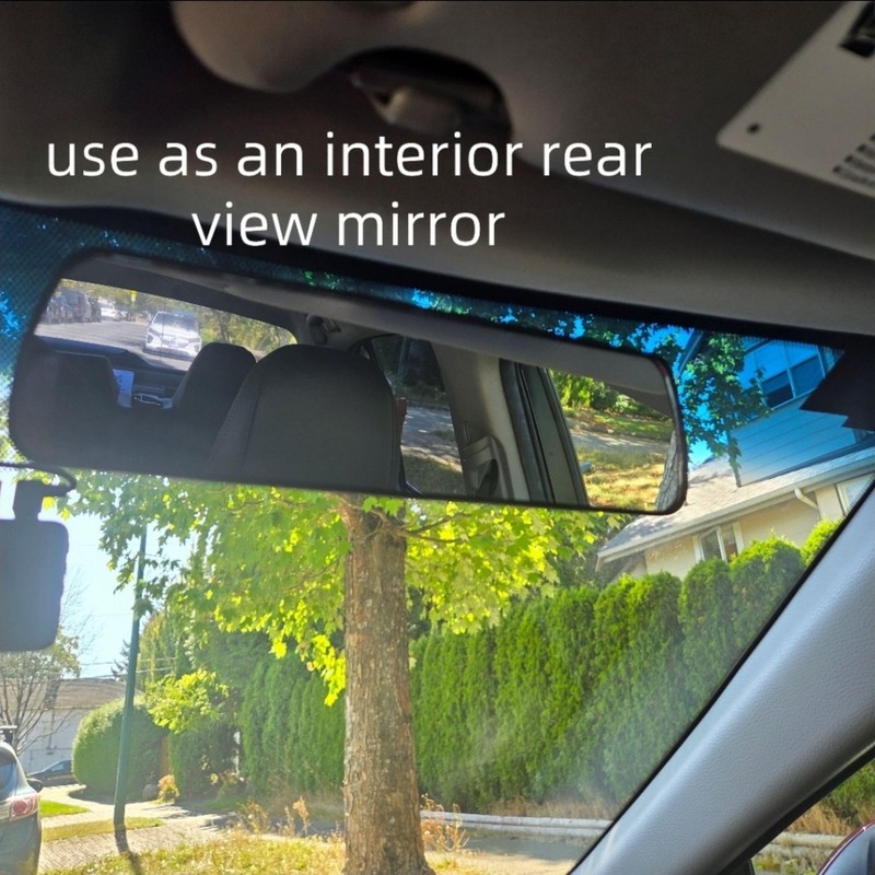 Car Rear View Mirror Universal Auto Truck Interior Mirror (Plain