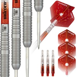 Unicorn Core XL Striker Steel Tip Darts - Red, 20g