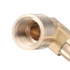 uxcell Brass Hose Barb Fitting Elbow 10mm x G1/4 Female