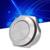 5Pcs Flat Top Button Switch Stainless Steel Waterproof Screw Terminal