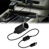 USB C Stecker auf 12V Auto Zigarettenanzünder Buchse Adapter mit