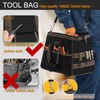Heavy Duty Tool Bag 17-Inch, 16-Pocket Portable Empty Tool Box