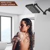 Nuodan High Pressure Rain Shower Head with 11'' Extension Arm