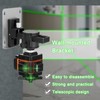 360 Degree Rotation 15°Tilt Angle Adjustable Laser Level Wall-mounted Bracket