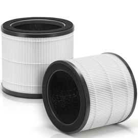 Nisreen HAP360W Air Filter Replacement Compatible with Holmes HEPA 360 HAP360W and Bionaire HEPA 360°, 2-Pack