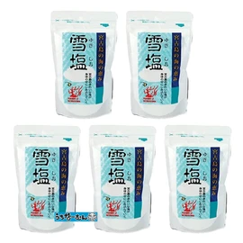 Yukishio Powdered Salt 60g 5 bags + Uchinaa Mun Sticker