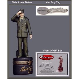 PHB Elvis in The Army (Porcelain Hinged Box)