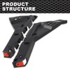 CROSSDESIGN Bumper Bracket Front Pair Beam Mount Support Compatible with